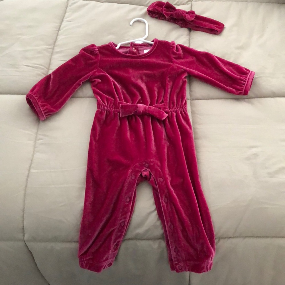 Maroon jumpsuit